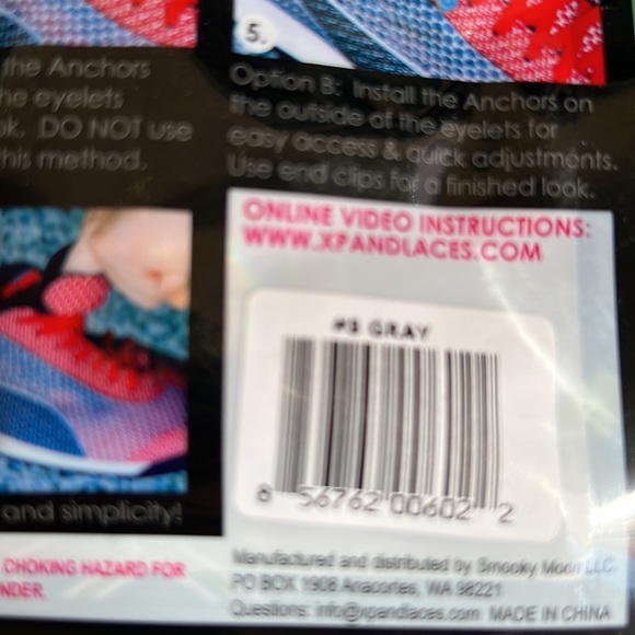 Xpand No Tie Shoelaces Redesigned Elastic Lacing System Bundle Gray&Blue 2pairs - Picture 3 of 8